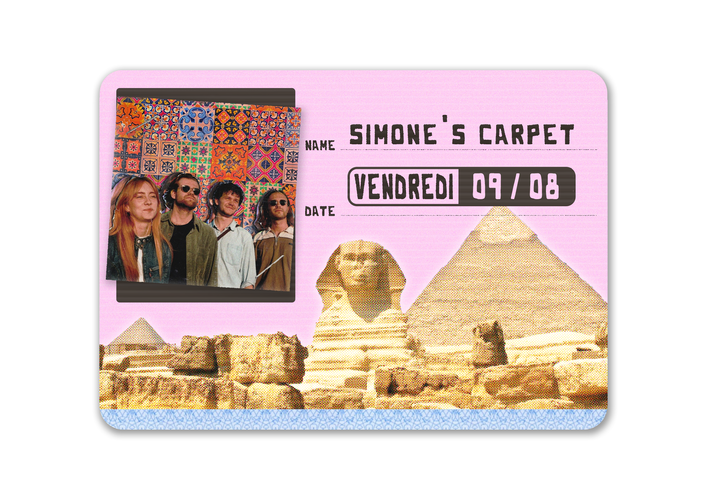 Carte d'identité Simone's Carpet